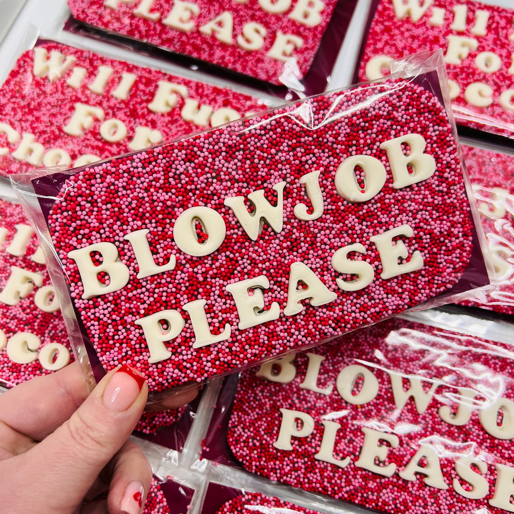 Blowjob Please Chocolate Slab #1 image